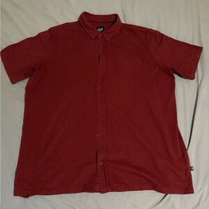 GAP Men's Burgandy Shirt